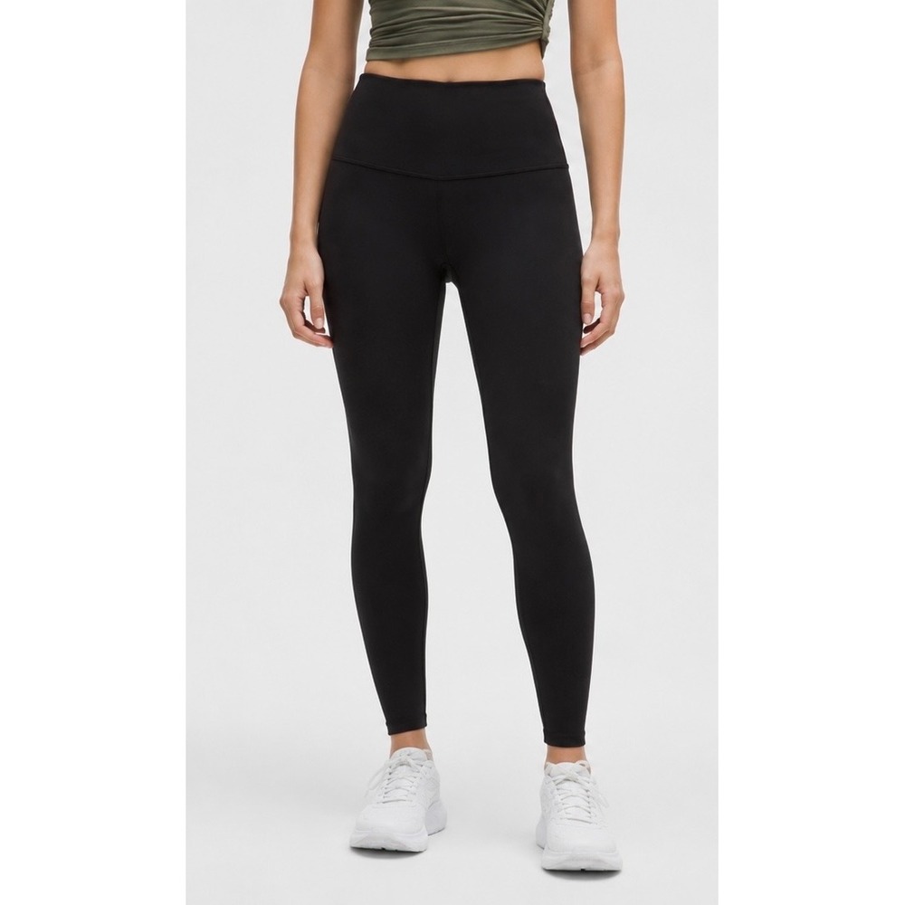 Lululemon Align High-Rise‎ Pant 28" Black Nulu Yoga Leggings Size 8 LW5CTES
